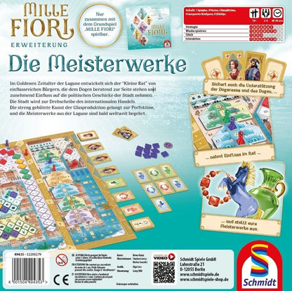 Mille Fiori: DIe Meisterwerke-Erweiterung, Rückseite