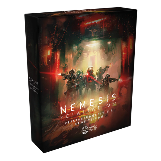 Nemesis Retaliation: Verstärkungseinheit (DE), 2-Charakter-Erweiterung, Gamefound