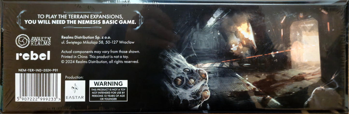 Nemesis: Terrain Expansion, Rückseite