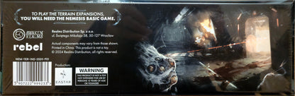 Nemesis: Terrain Expansion, Rückseite