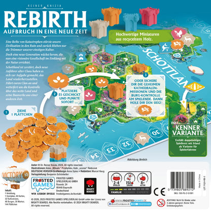 Rebirth: Aufbruch in eine neue Zeit (DE), Kennerspiel des Jahres 2026, Frosted Games