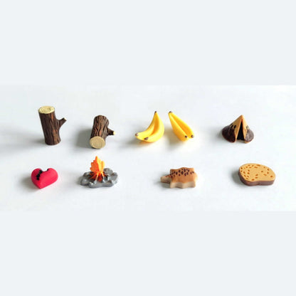 Robinson Crusoe: 49x Resin Ressourcenmarker/-Tokens, Deluxe-Erweiterung, Set