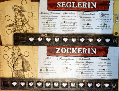 Robinson Crusoe: Segler & Zocker (DE), Charakter-Erweiterung, Gamefound