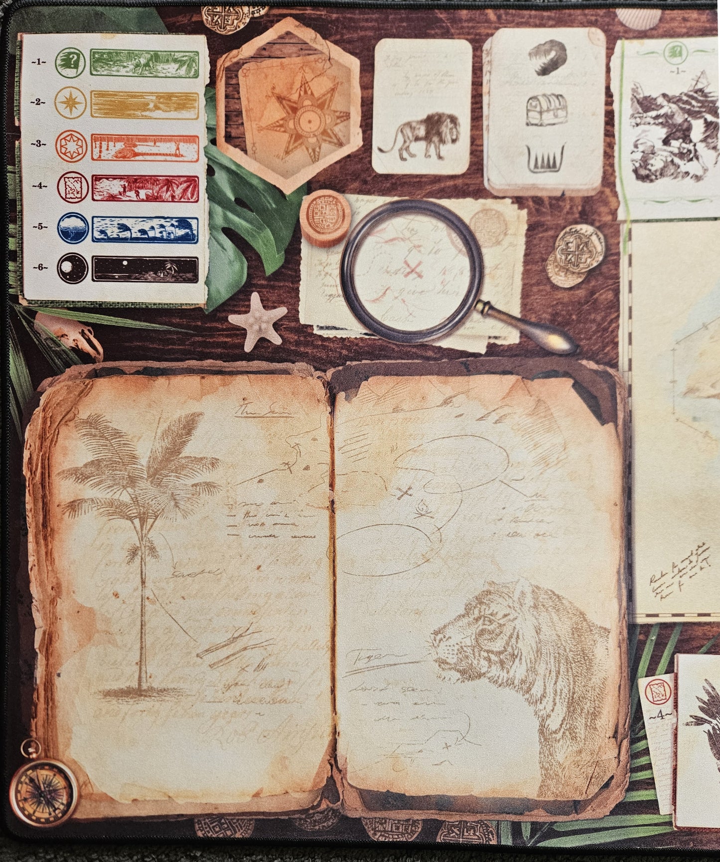 Robinson Crusoe: Riesige Playmat/Spielmatte (109x50cm), Gamefound, Neopren