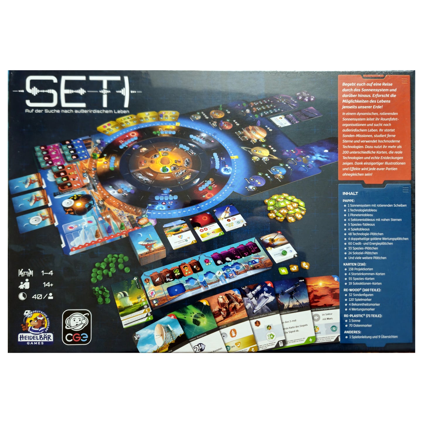 SETI: Auf der Suche nach außerirdischem Leben (DE), Rückseite