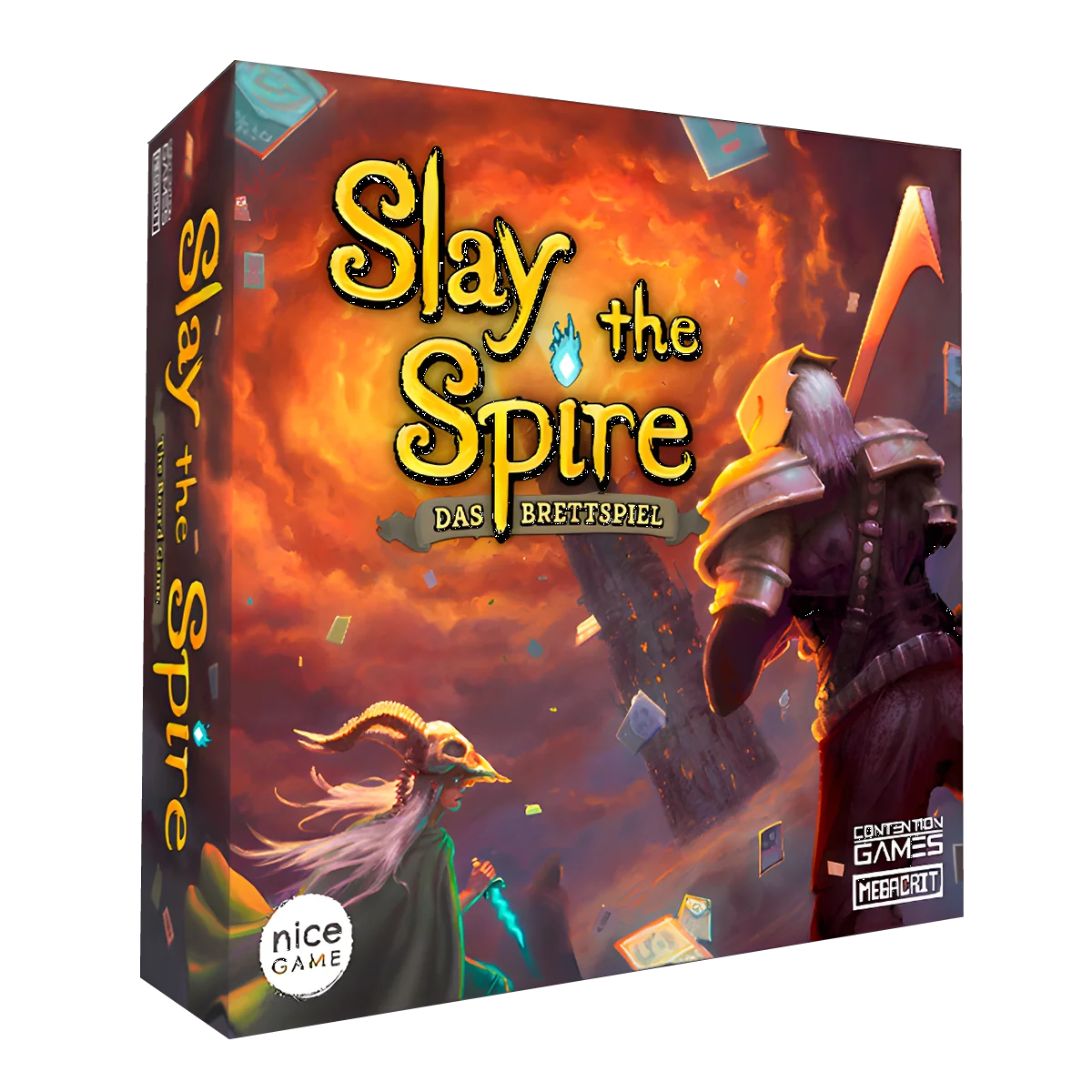 Slay the Spire: Das Brettspiel, Deutsche Version, 3D-Box