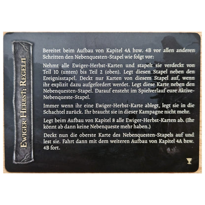 Tainted Grail: Ewiger Herbst, Promo-Kampagne für Fall of Avalon, DE, Mini-Erweiterung