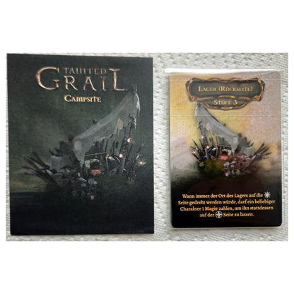 Tainted Grail: Modular Campsite, mit Sundrop, DE, Mini-Erweiterung, Gamefound