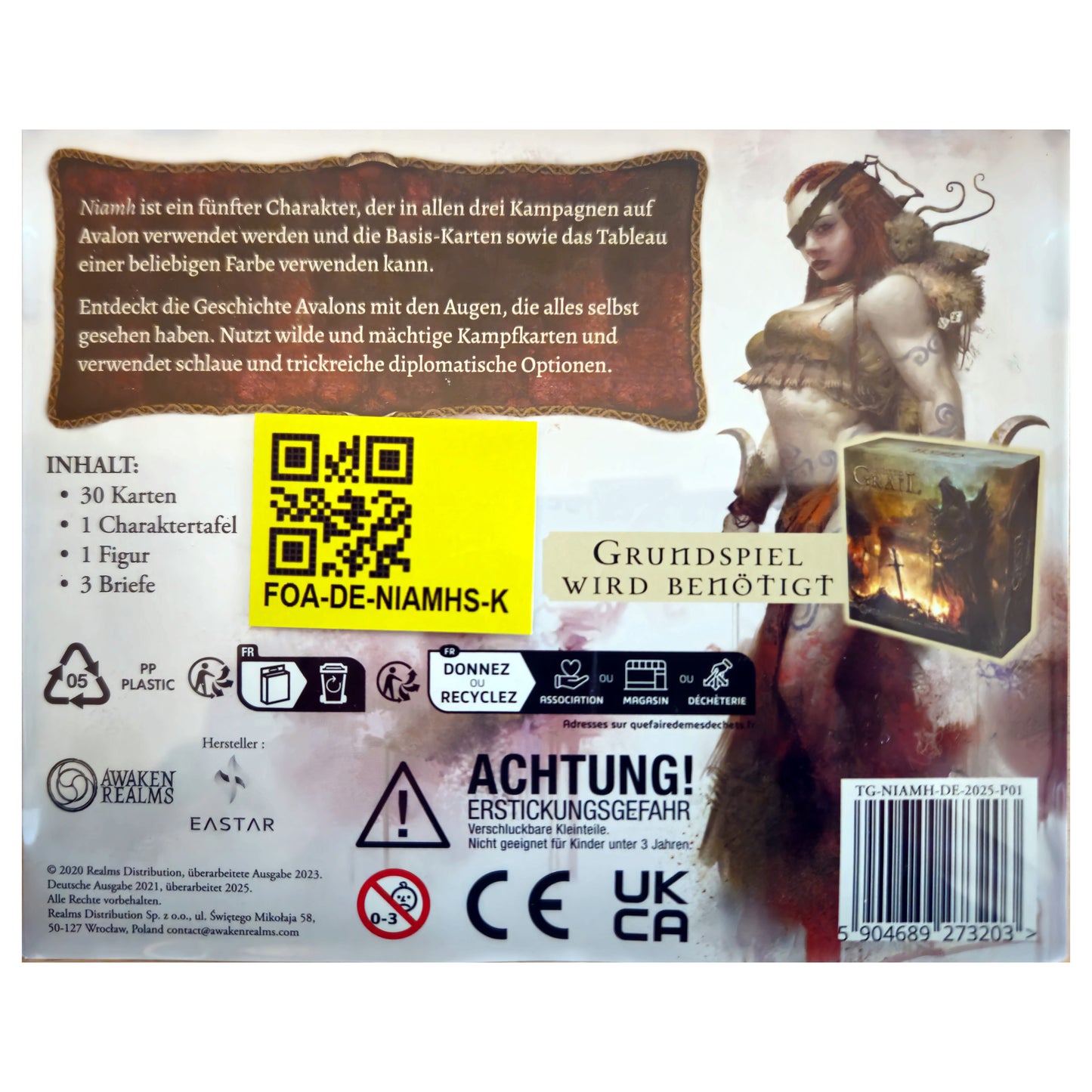 Tainted Grail: Niamh, mit Sundrop, DE, Charakter-Erweiterung, Gamefound