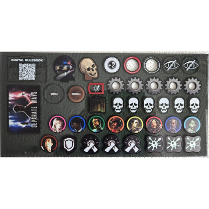 Terrorscape: Deluxe Acrylic Tokens Komplettset, Deluxe-Erweiterung für alle Erweiterungen, Tokens, Rückseite