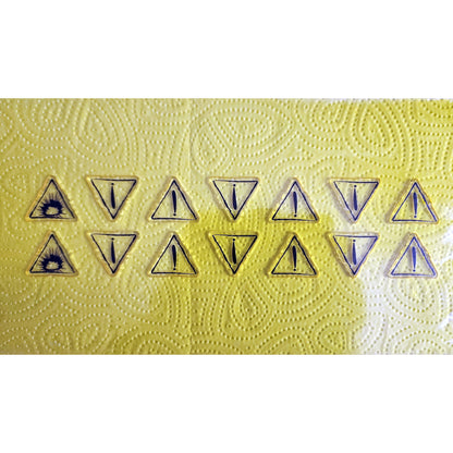 Terrorscape: Deluxe Acrylic Tokens Komplettset, Deluxe-Erweiterung für alle Erweiterungen, Geräuschmarker