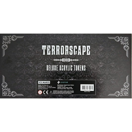 Terrorscape: Deluxe Acrylic Tokens Komplettset, Deluxe-Erweiterung für alle Erweiterungen, Cover