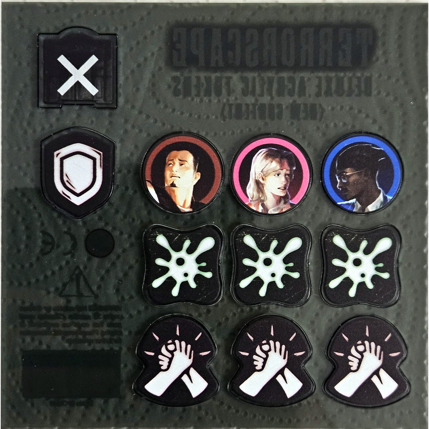 Terrorscape: Deluxe Acrylic Tokens - New Content, Rückseite