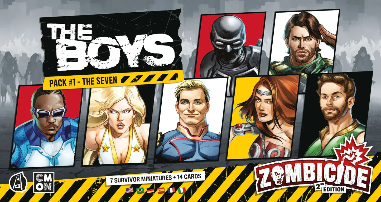 Zombicide: The Boys Bundle Pack #1 & #2, DE/EN, 2 Erweiterungen, CMON