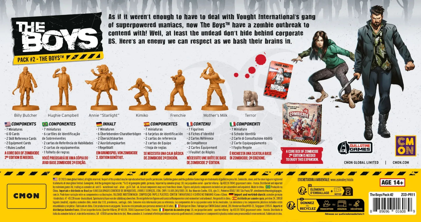 Zombicide: The Boys Bundle Pack #1 & #2, DE/EN, 2 Erweiterungen, CMON
