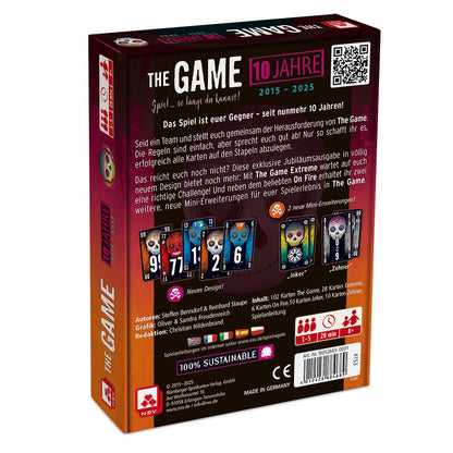 The Game 10 Jahre Limited Edition (DE), Jubiläumsedition, Kartenspiel, Nürnberger Spielkarten-Verlag