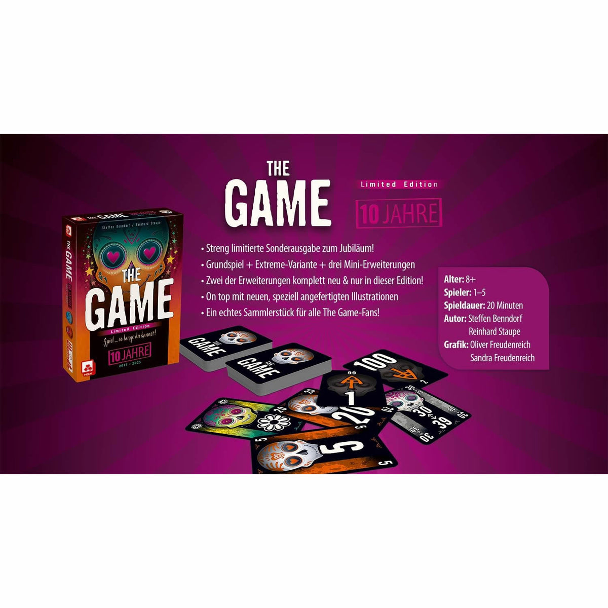 The Game 10 Jahre Limited Edition (DE), Jubiläumsedition, Kartenspiel, Nürnberger Spielkarten-Verlag
