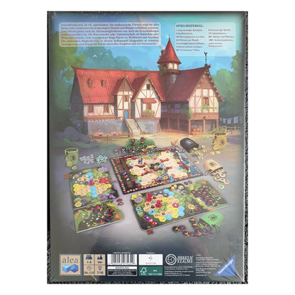 The Castles of Burgundy Gamefound Limited Edition, Rückseite