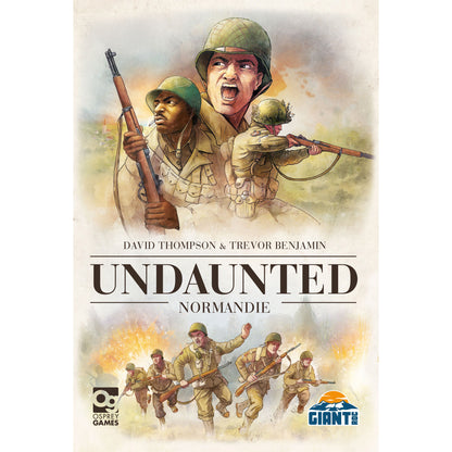 Undaunted: Normandie (DE), Brettspiel, Giant Roc, 2-Spieler-Deckbau-Kriegsspiel