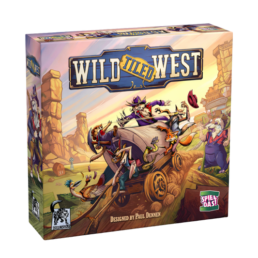 Wild Tiled West (DE), Brettspiel, Spiel Das!-Verlag, Plättchen-Lege-Spiel