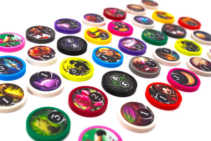 Wonderland's War: Premium Chips Set, 200+ Acryl Tokens, Deluxe-Erweiterung