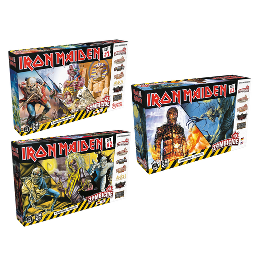 Zombicide: Iron Maiden Character Packs #1-3 Bundle, DE/EN, 3 Erweiterungen, CMON