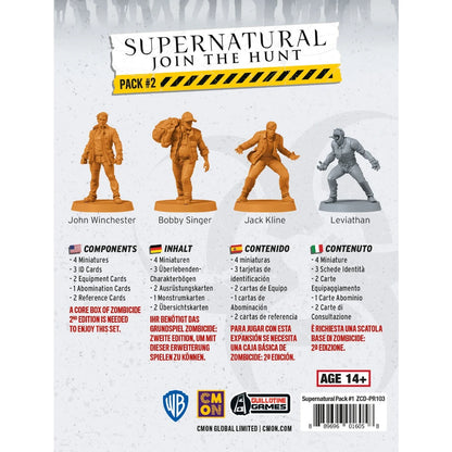 Zombicide: Supernatural: Join the Hunt Pack 1 & 2 Bundle, DE/EN, 2 Erweiterungen, CMON