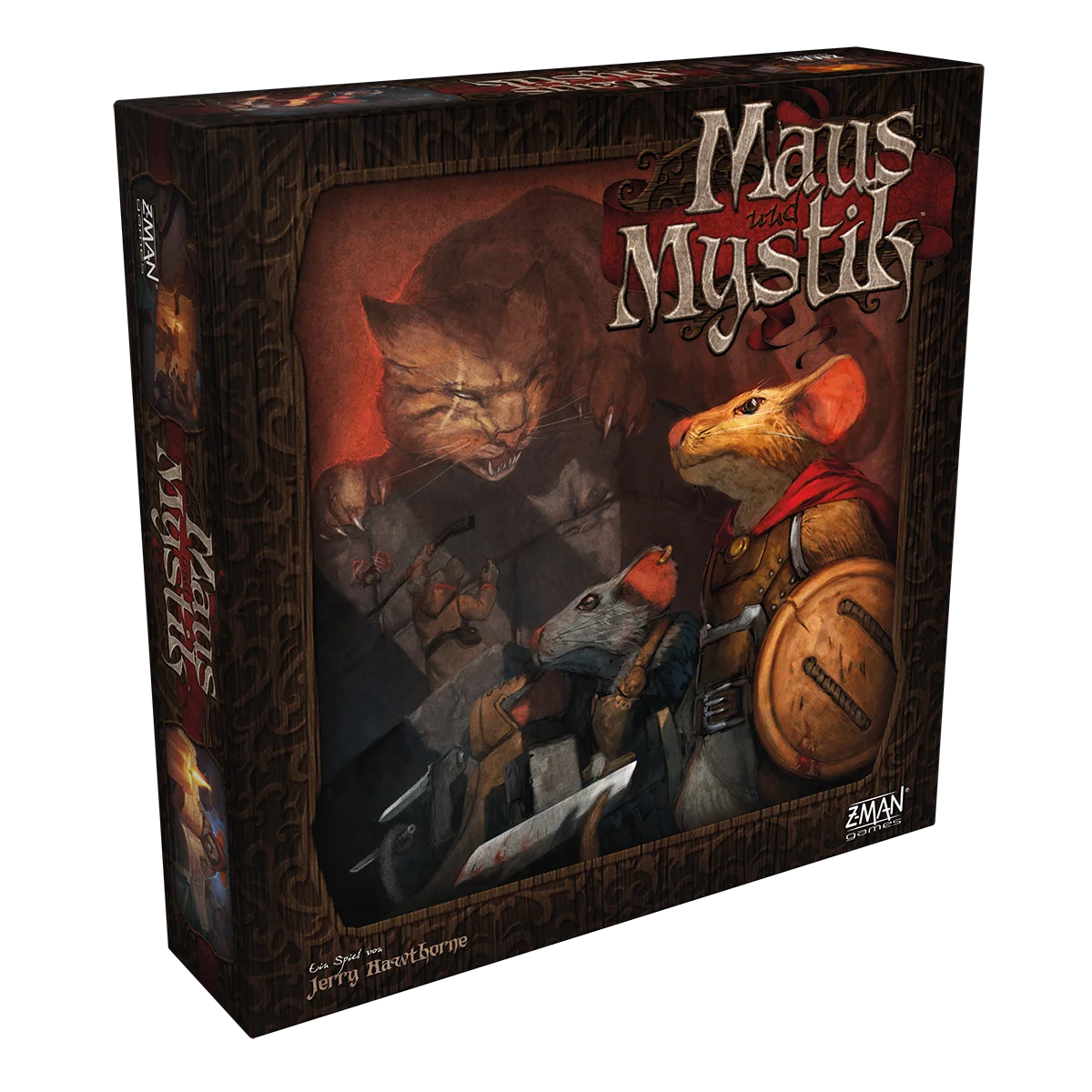 Maus und Mystik, Grundspiel, ZMAN, 3D-Box